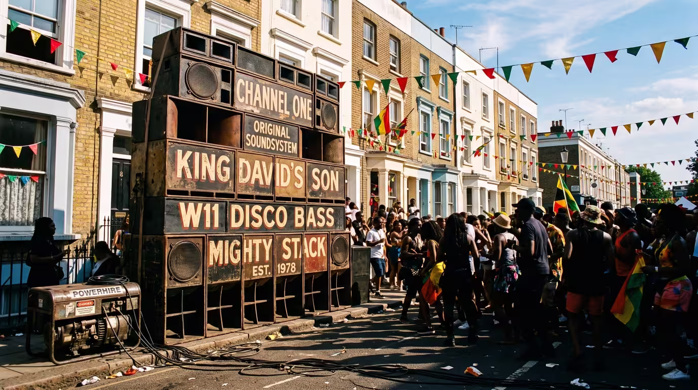Jamaican Sound Systems and UK Bass